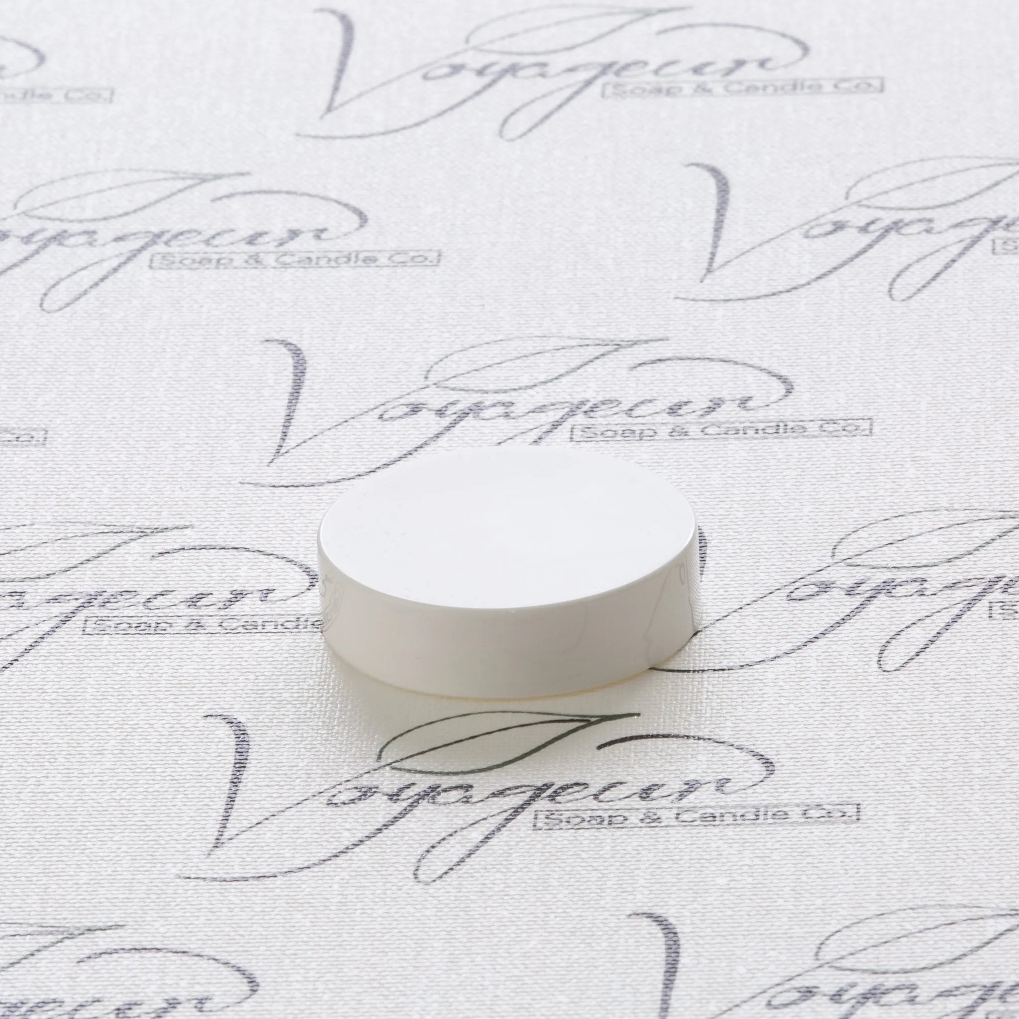 43-400 White Flat Gloss Smooth Cap