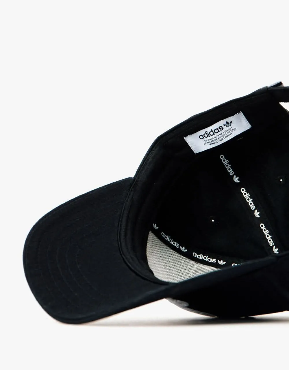 adidas Classic Trefoil Cap - Black/White