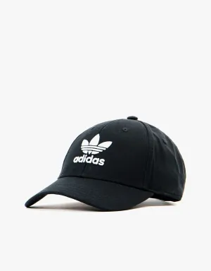 adidas Classic Trefoil Cap - Black/White