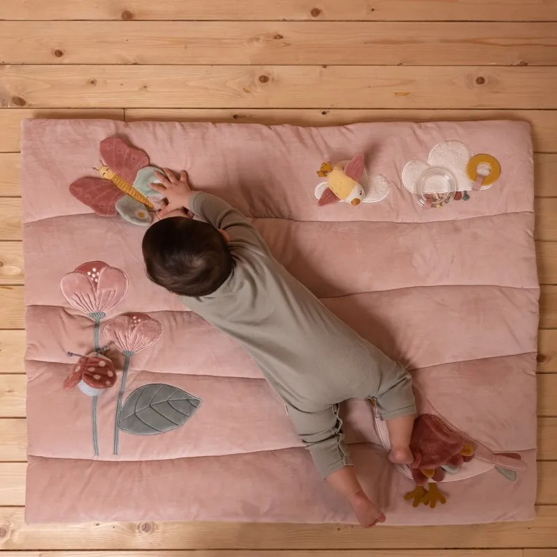 Baby Playpen Mat Flowers & Butterflies