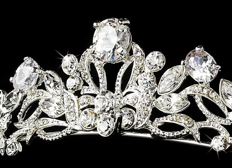 Beautiful Dainty Crystal Bridal Tiara