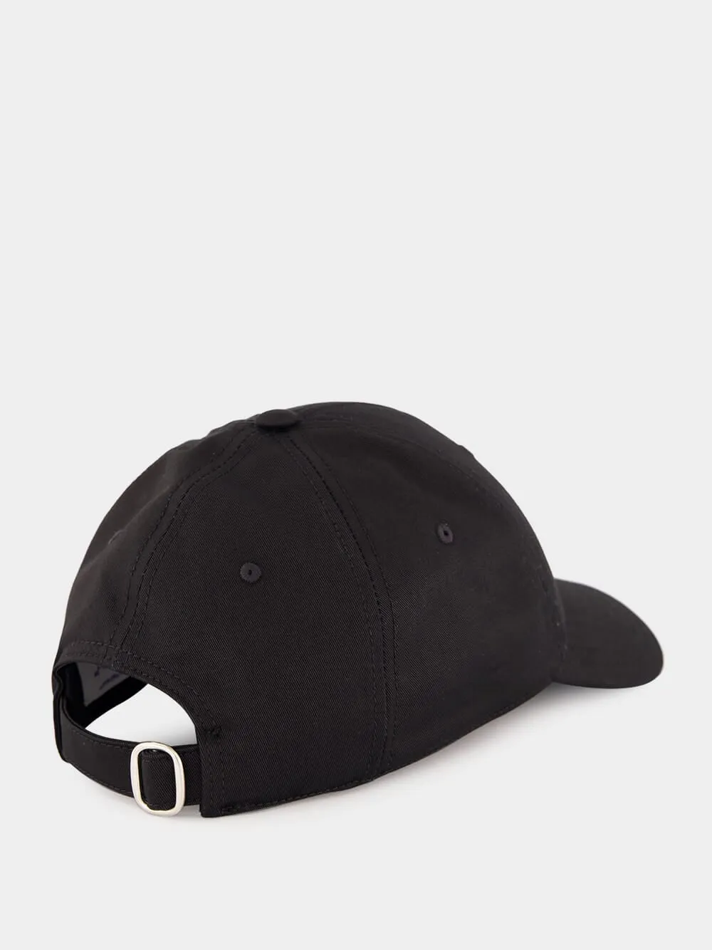 Black Baseball Cap with Arrow