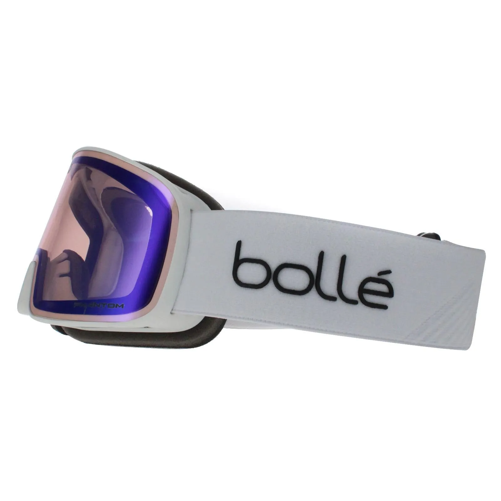 Bolle Ski Goggles Nevada Small 22033 Matte Offwhite Phantom Vermillon Blue Photochromic