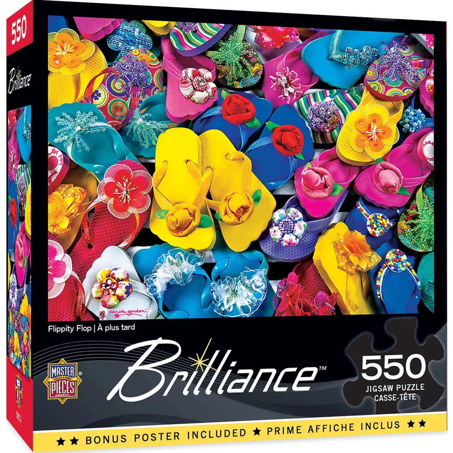 Brilliance - Flippity Flop 550 Piece Jigsaw Puzzle