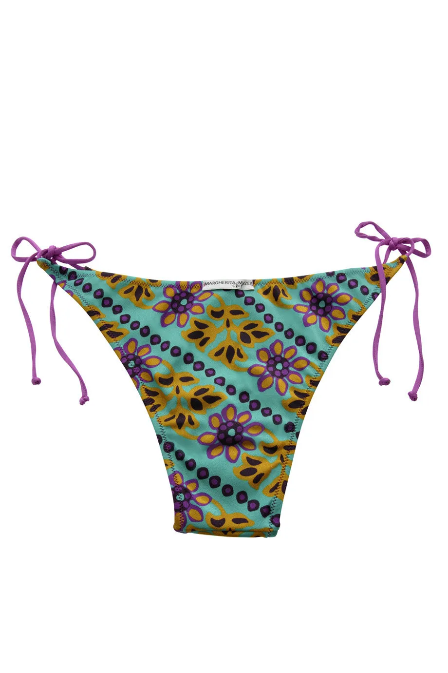 BRODERIE Green Purple Sequin Bikini