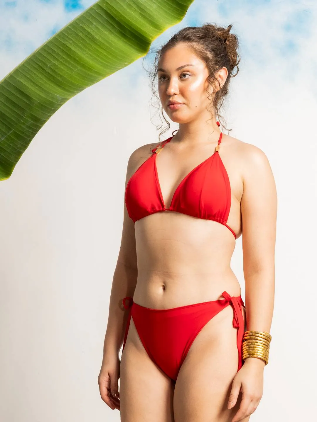 Chopped Chillis Red Bikini Swim Set