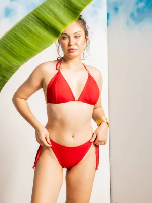 Chopped Chillis Red Bikini Swim Set