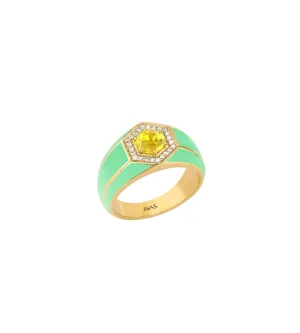 Classix hexa yellow sapphire