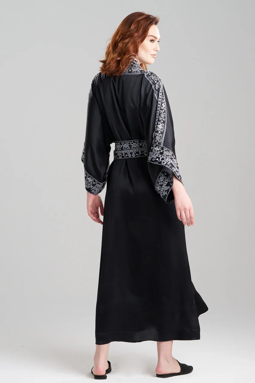 Couture Ysobel Embroidered Silk Robe