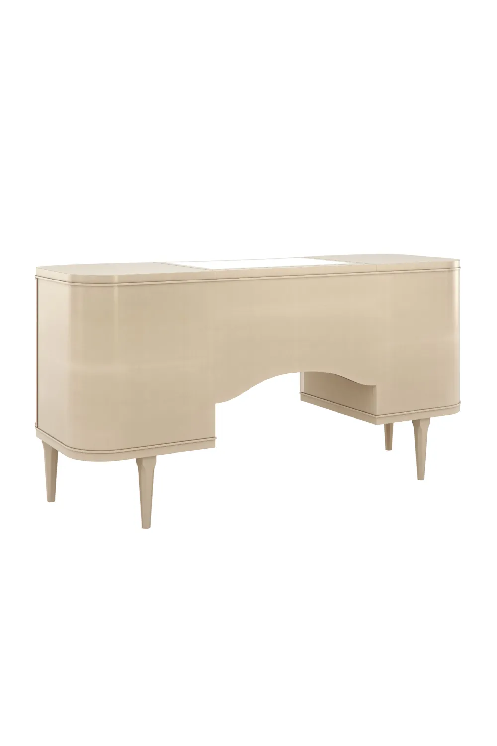 Cream Modern Vanity Table | Caracole Fancy Me