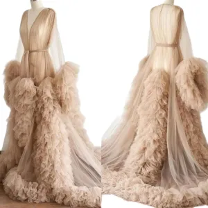 Custom Ruffled Boudoir Dressing Gown All Sizes/Colors