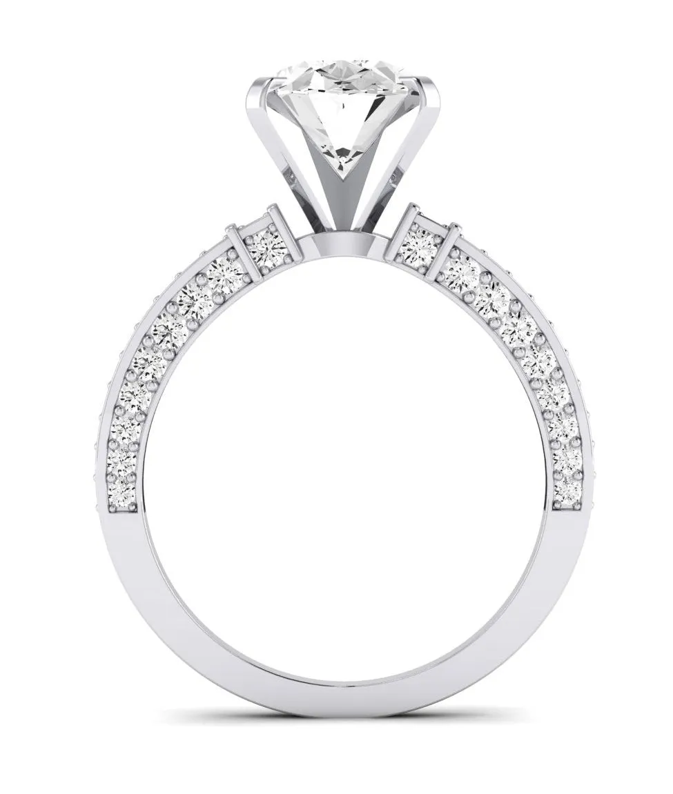 Daphne - Oval Moissanite Engagement Ring