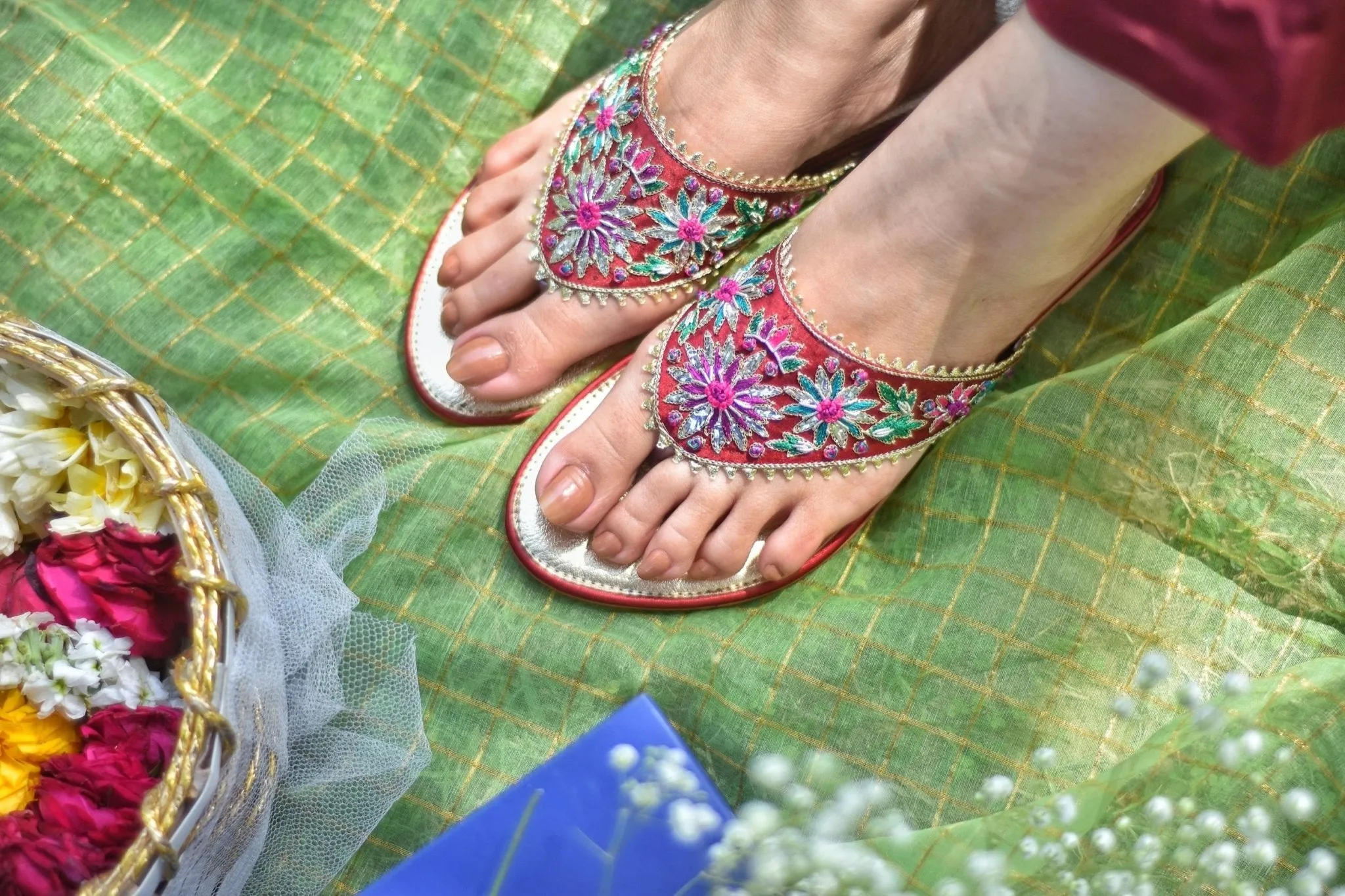 Embellished Chappals | Gulkaar