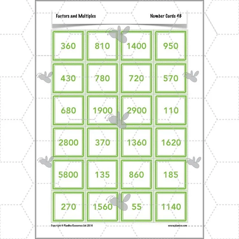 Factors and Multiples