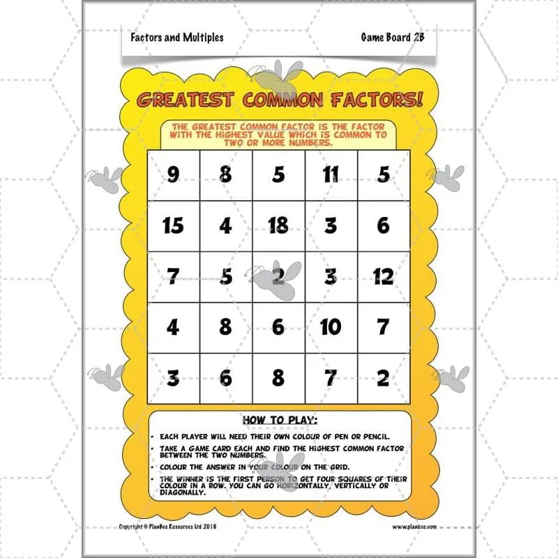 Factors and Multiples