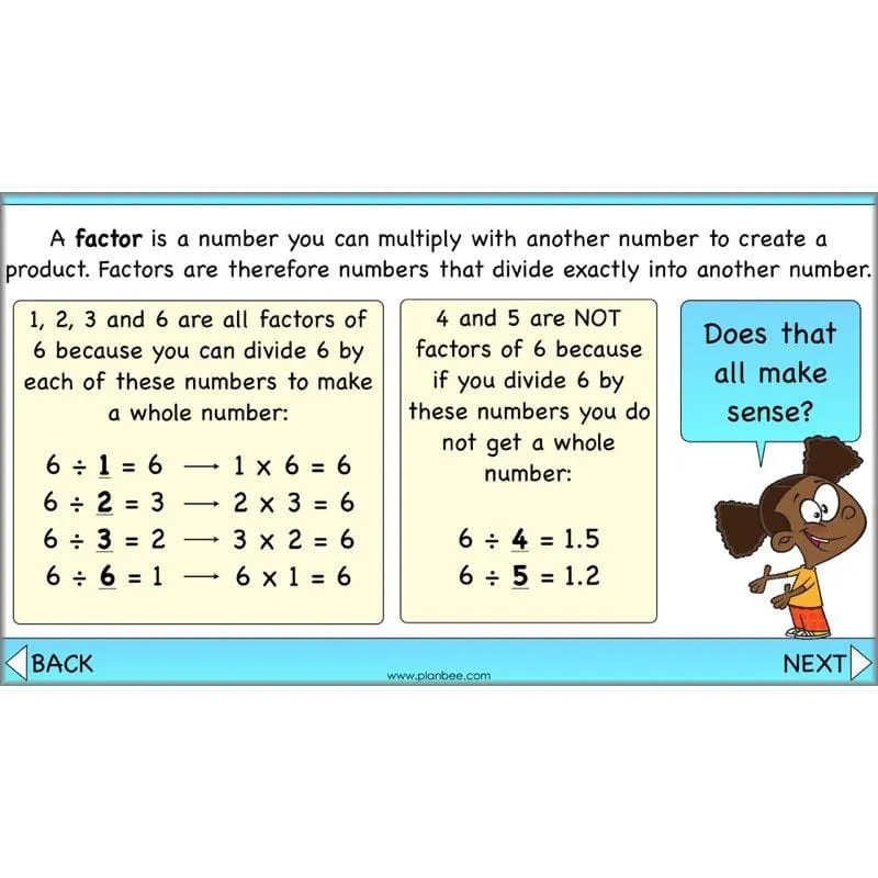 Factors and Multiples