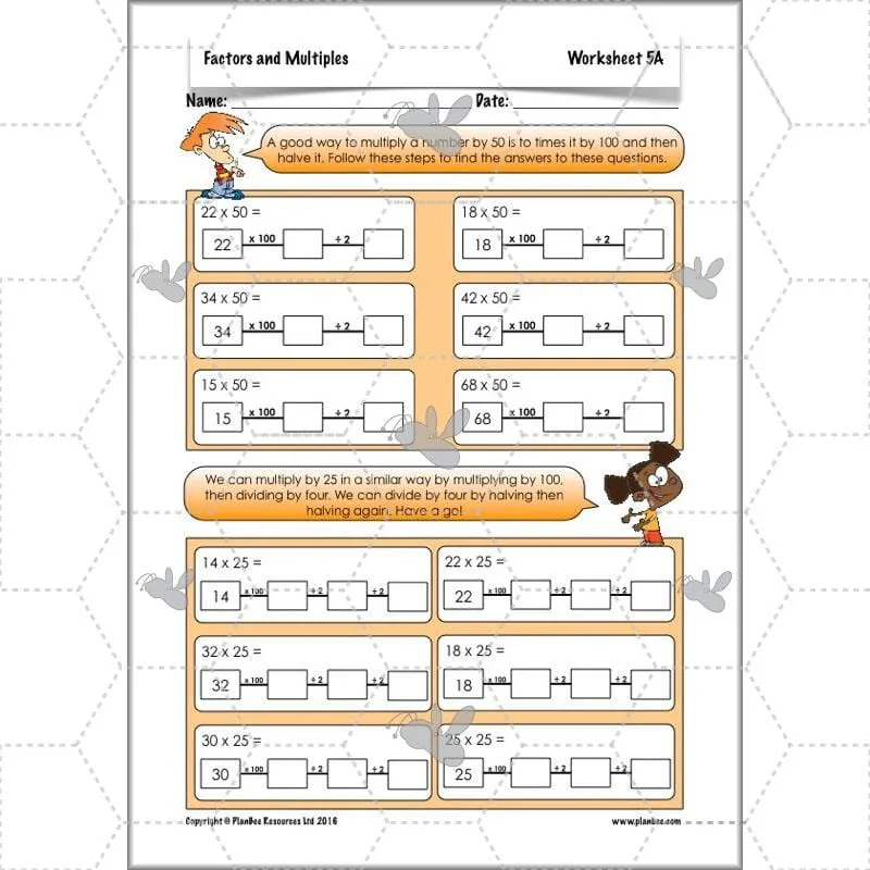 Factors and Multiples