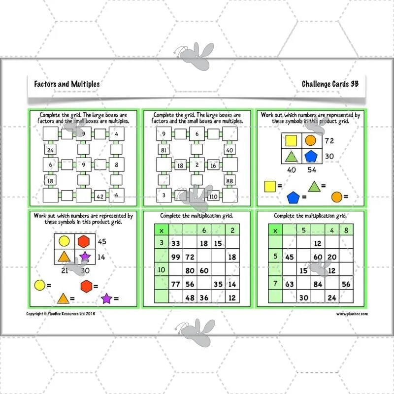 Factors and Multiples