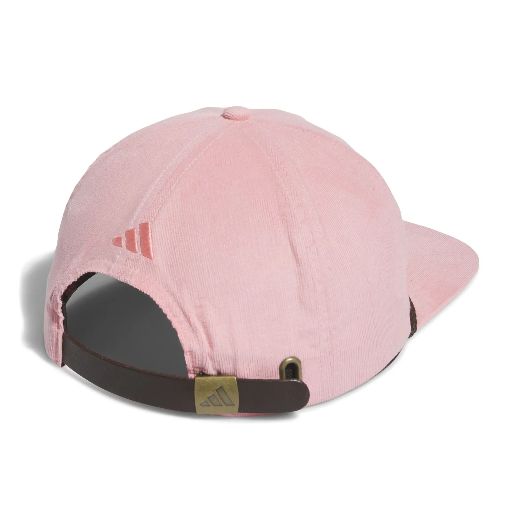 Five-Panel Corduory Leather Cap Semi Pink - AW24