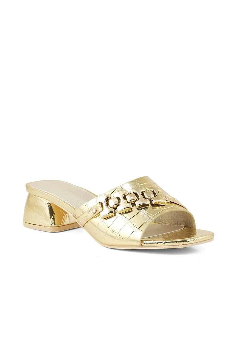 Formal Slip On I38553-Golden