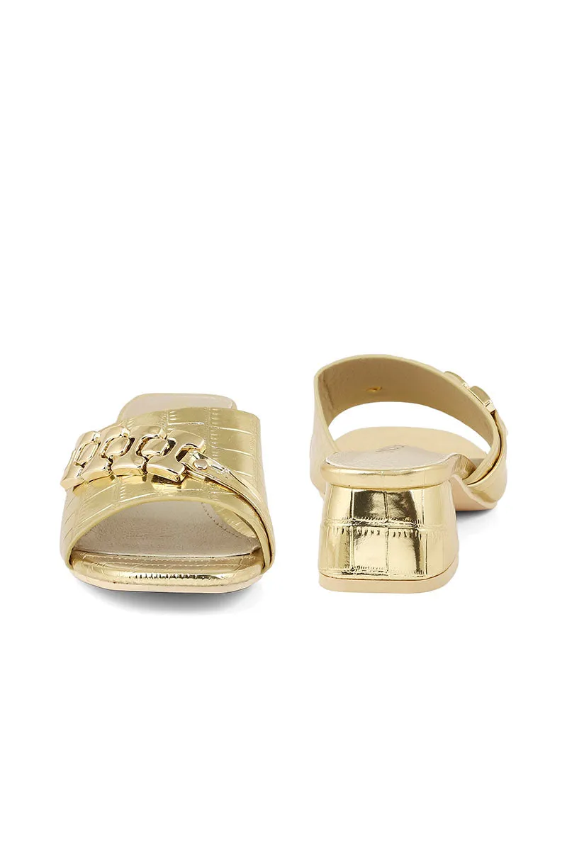 Formal Slip On I38553-Golden