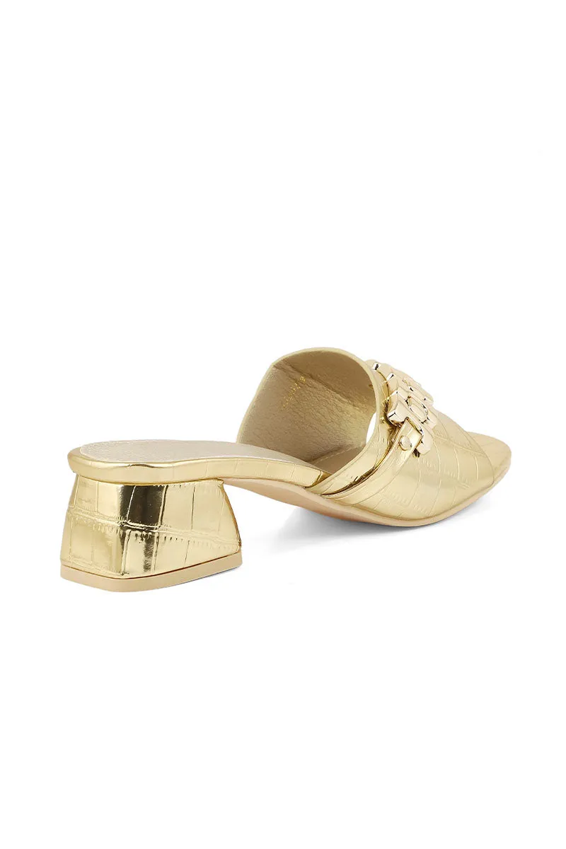 Formal Slip On I38553-Golden