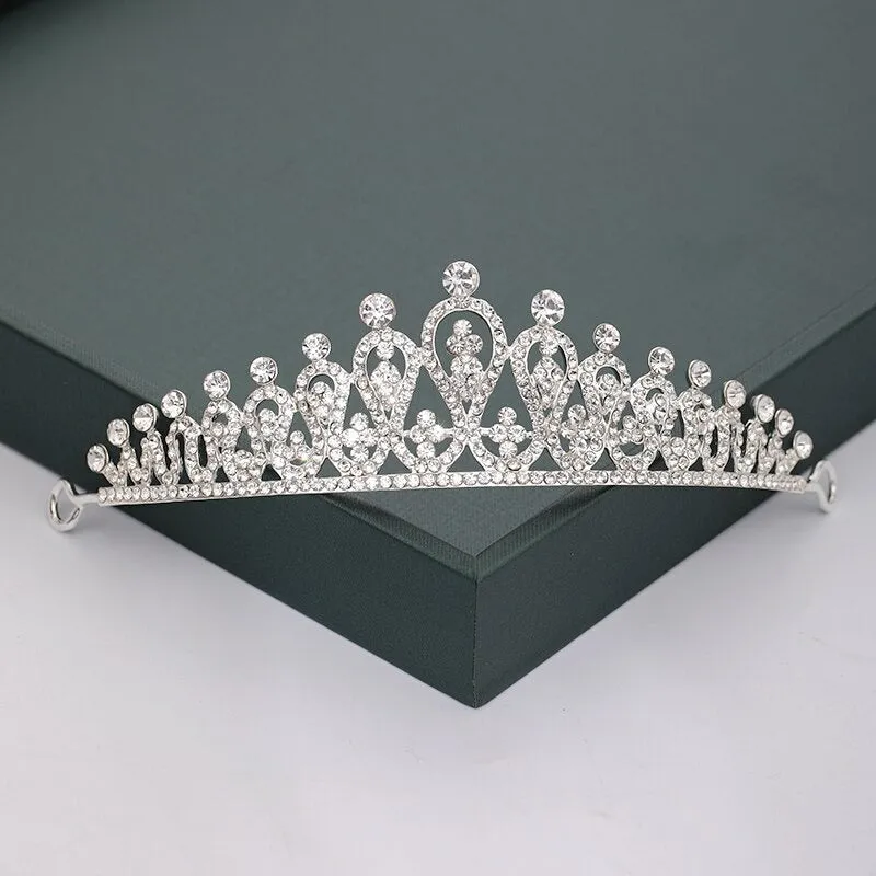 Gold and Silver Color Crowns and Tiaras For Weddings and Parties