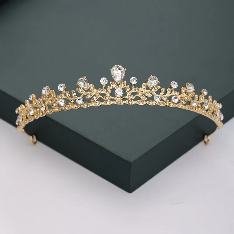 Gold and Silver Color Crowns and Tiaras For Weddings and Parties