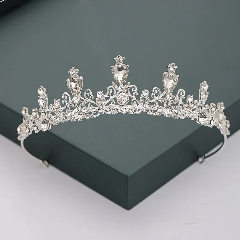 Gold and Silver Color Crowns and Tiaras For Weddings and Parties