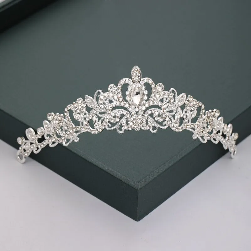 Gold and Silver Color Crowns and Tiaras For Weddings and Parties