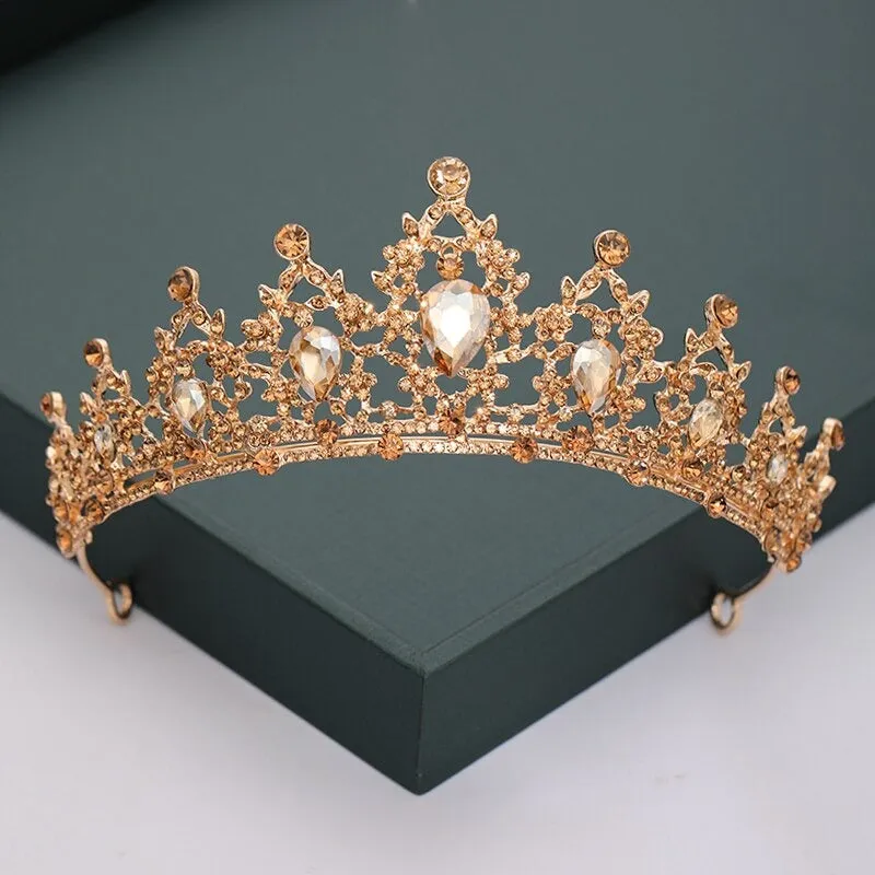 Gold and Silver Color Crowns and Tiaras For Weddings and Parties