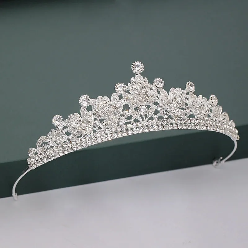 Gold and Silver Color Crowns and Tiaras For Weddings and Parties