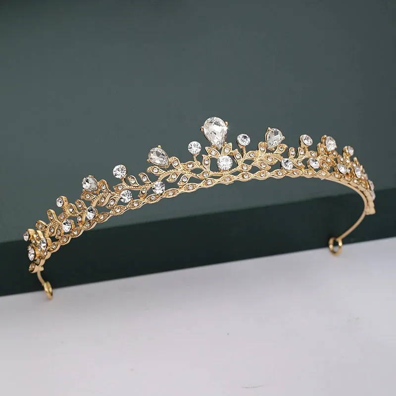 Gold and Silver Color Crowns and Tiaras For Weddings and Parties