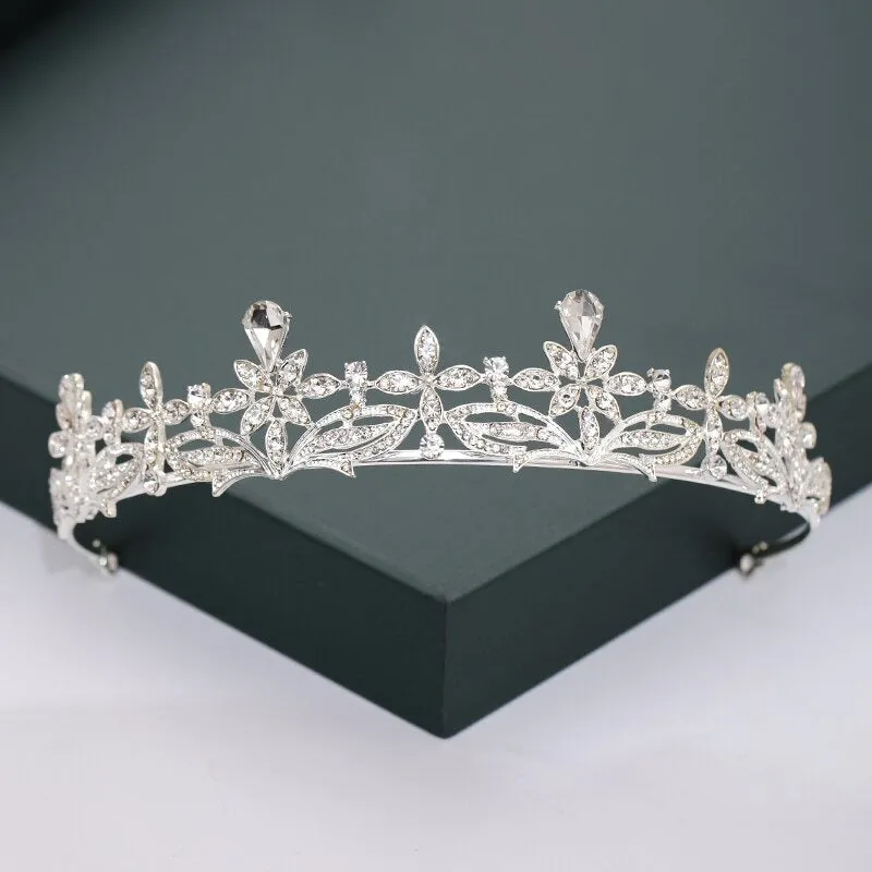 Gold and Silver Color Crowns and Tiaras For Weddings and Parties