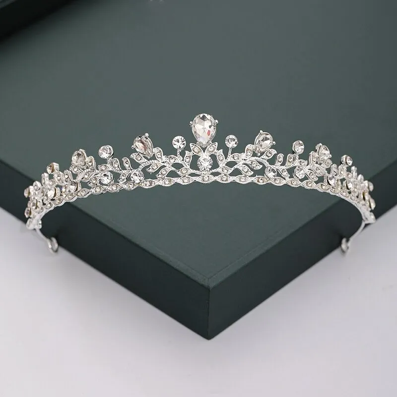 Gold and Silver Color Crowns and Tiaras For Weddings and Parties