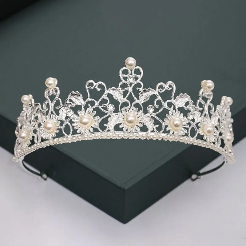 Gold and Silver Color Crowns and Tiaras For Weddings and Parties