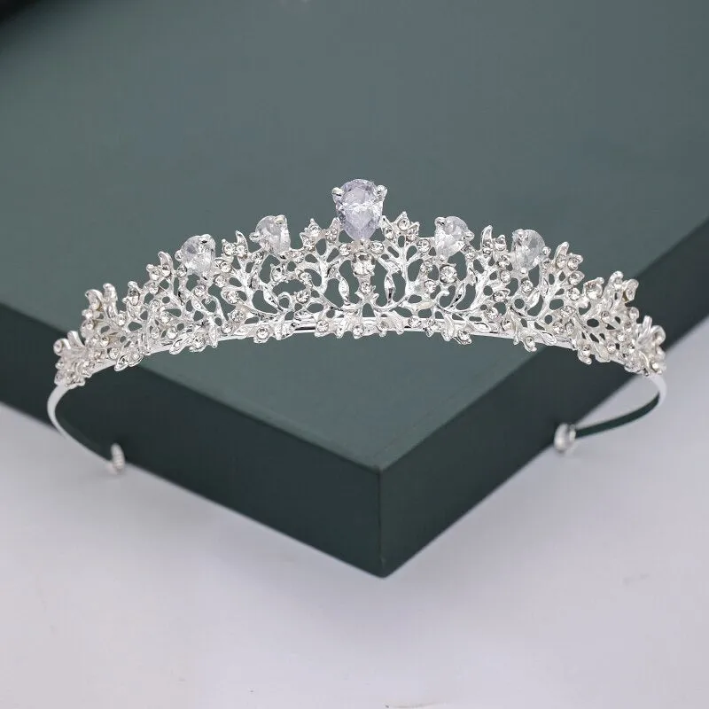 Gold and Silver Color Crowns and Tiaras For Weddings and Parties