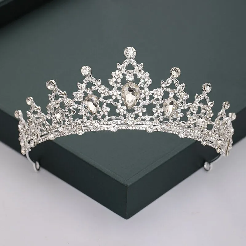 Gold and Silver Color Crowns and Tiaras For Weddings and Parties