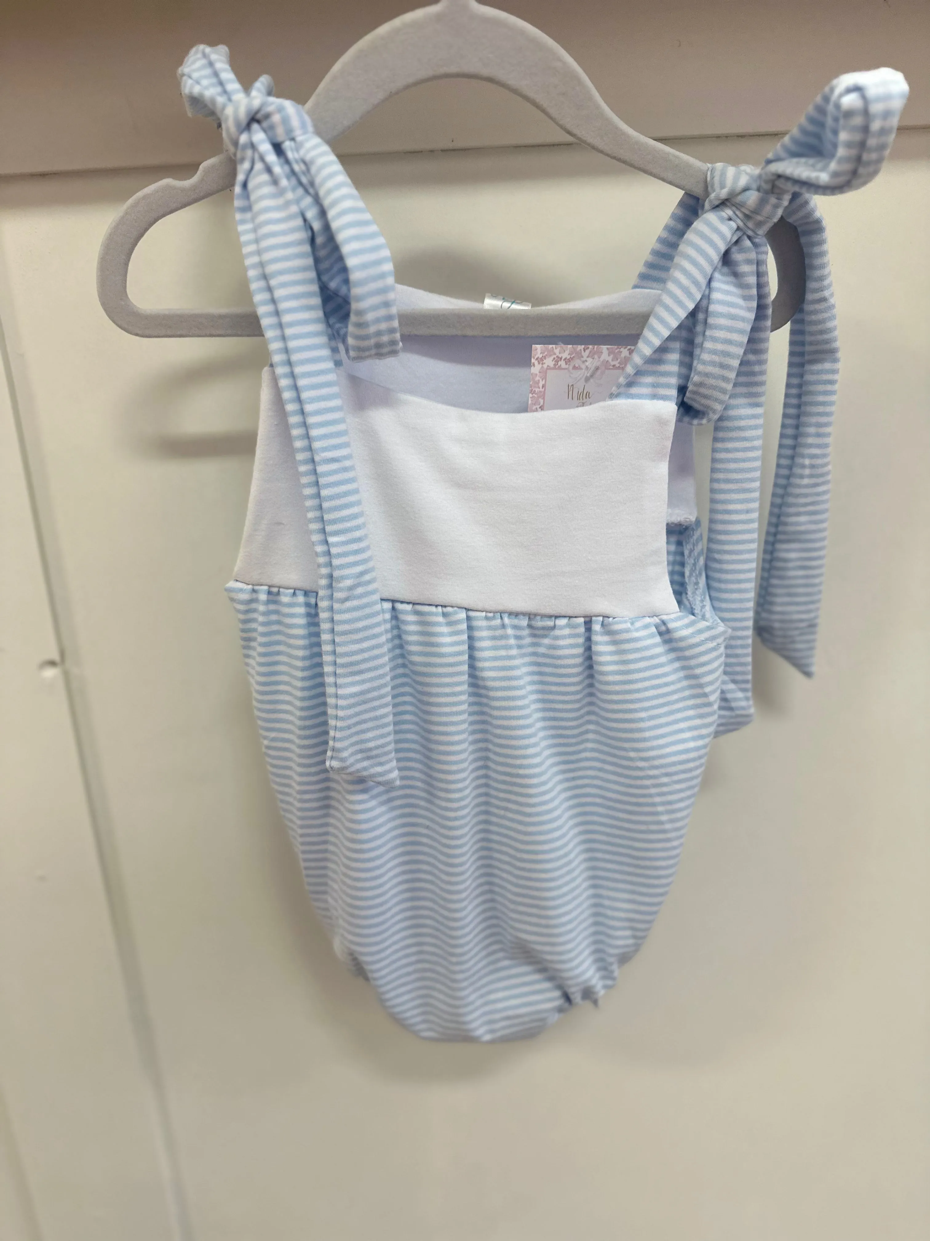 Hampton Light Blue Tie Top Bubble