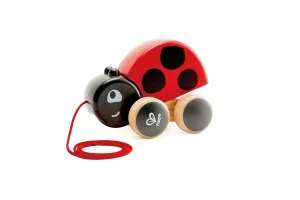 Hape Wooden Lady Bug Pull Along