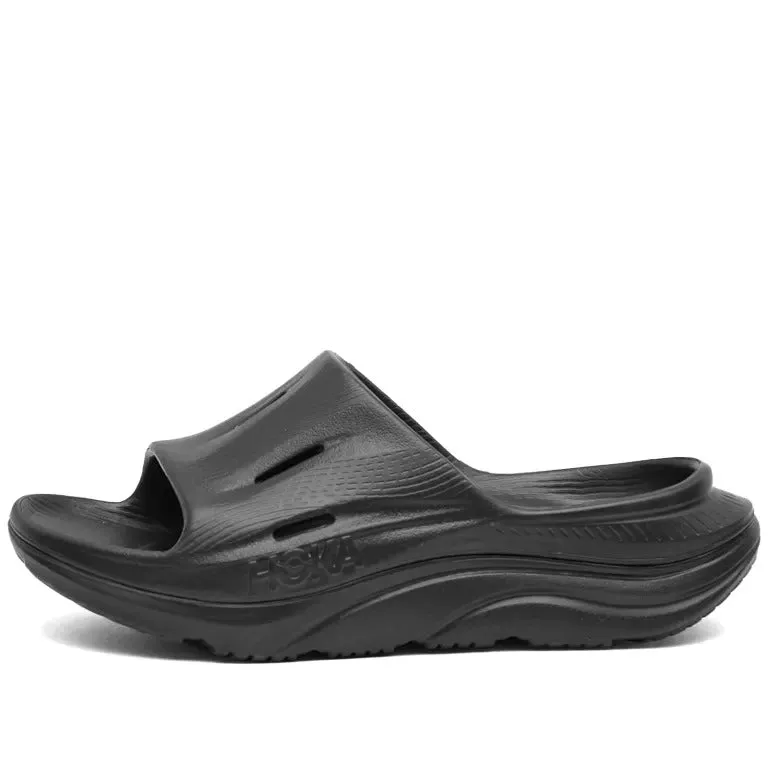 Hoka One One Ora Recovery Slide 3 flip-flops, black