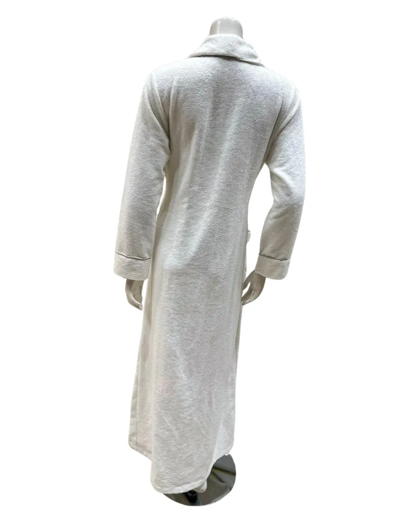 Iora Lingerie White Plush Luxurious Terry Wrap Bath Robe