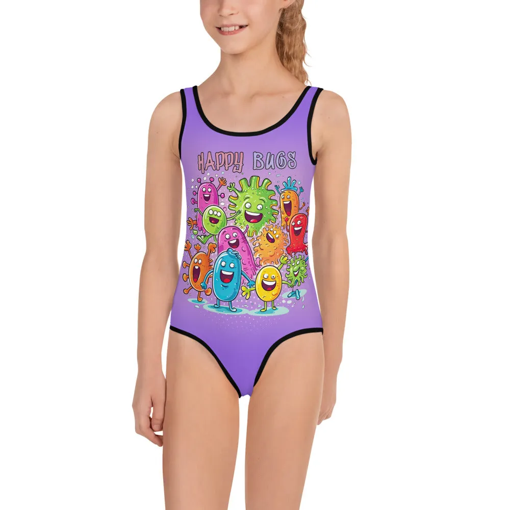 Kids Swimsuit Happy Bugs