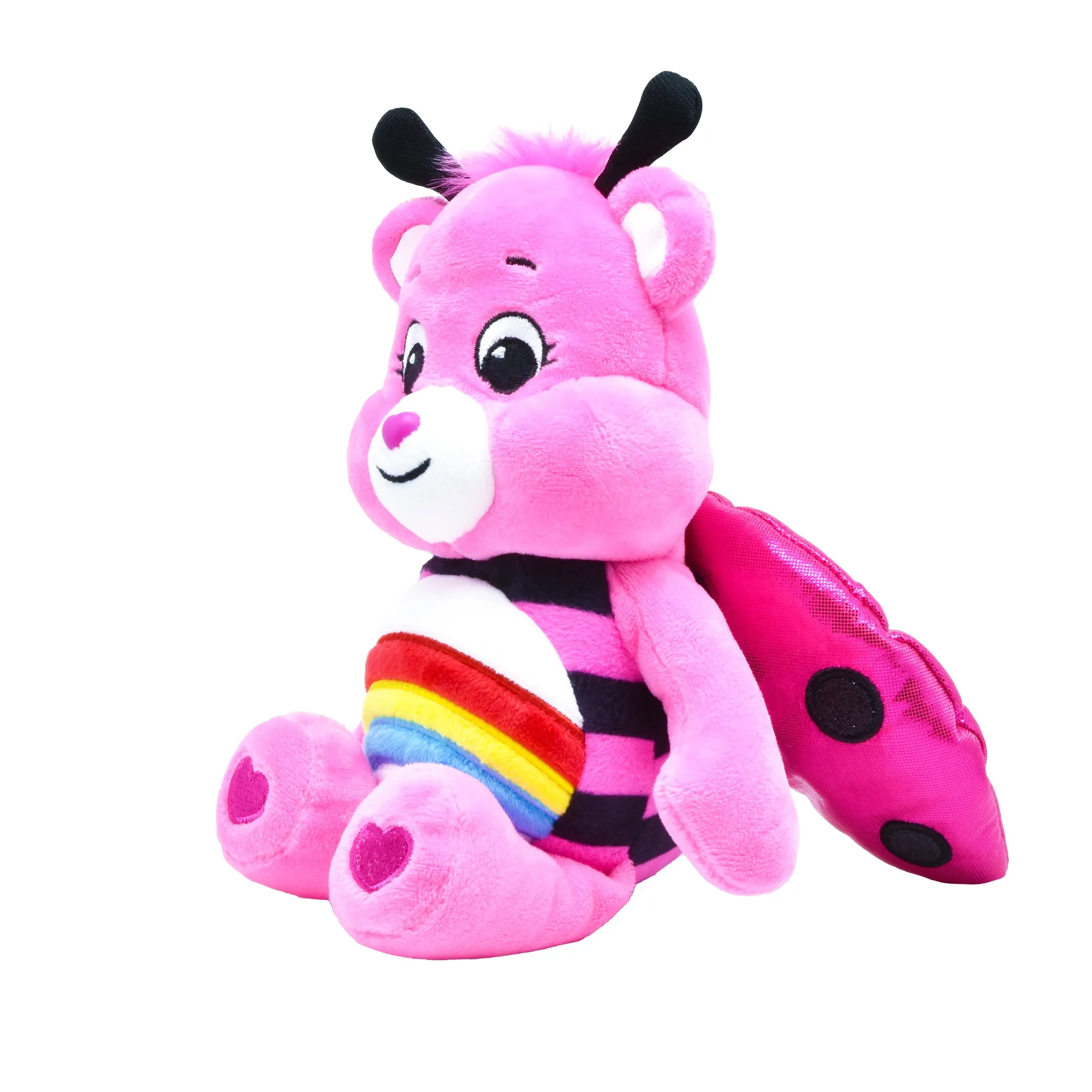 Lady Bug Cheer Bear 22cm Plush Kids Collectible Toy