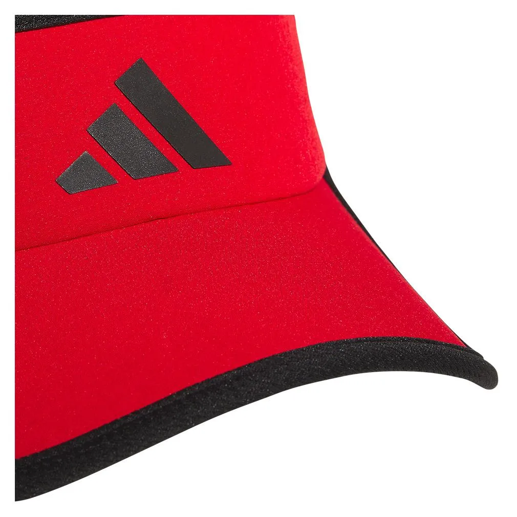 Men’s Superlite 3 Visor Better Scarlet and Black