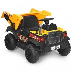 New 2025 Kids 12V Kids Ride On Dump Truck 1 Seater | Electric Bucket | Dump Bed | Shovel | Seatbelt | Push To Start | Remote