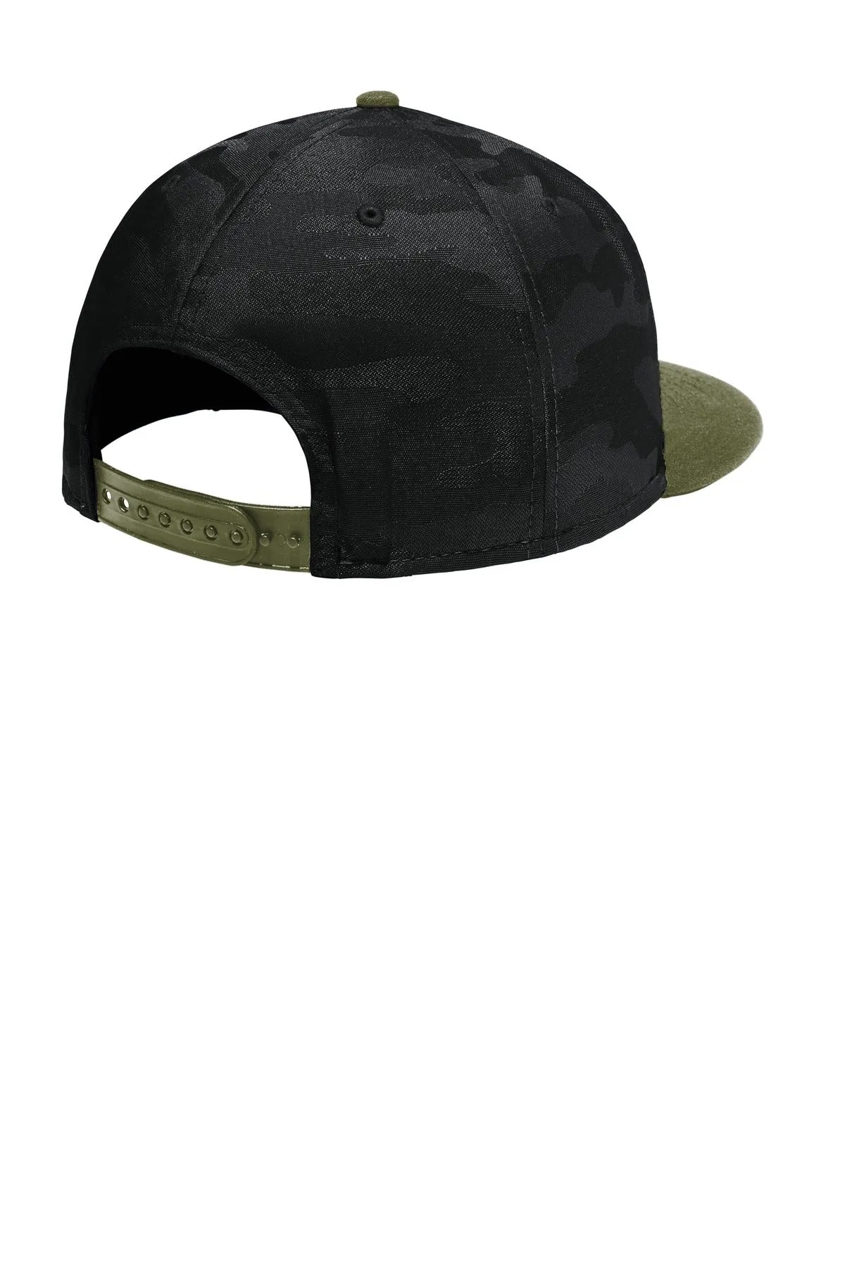 New Era ® Camo Flat Bill Snapback Cap NE407