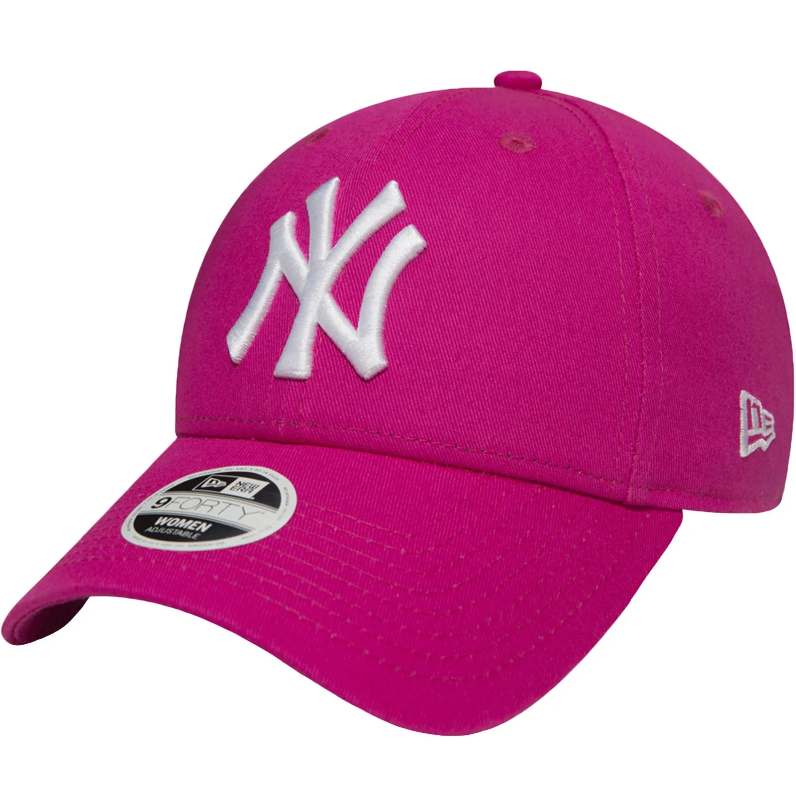 New Era Womens New York Yankees Essential 9Forty Cap - Bright Pink