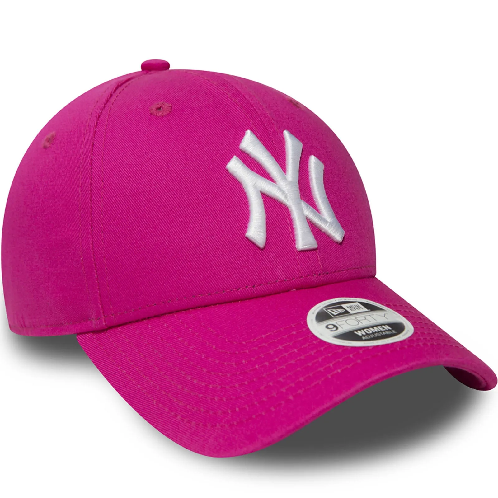 New Era Womens New York Yankees Essential 9Forty Cap - Bright Pink