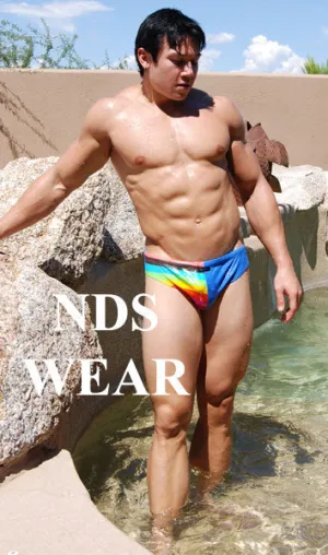 New Rainbow Bikini Collection for Men's Swimsuits